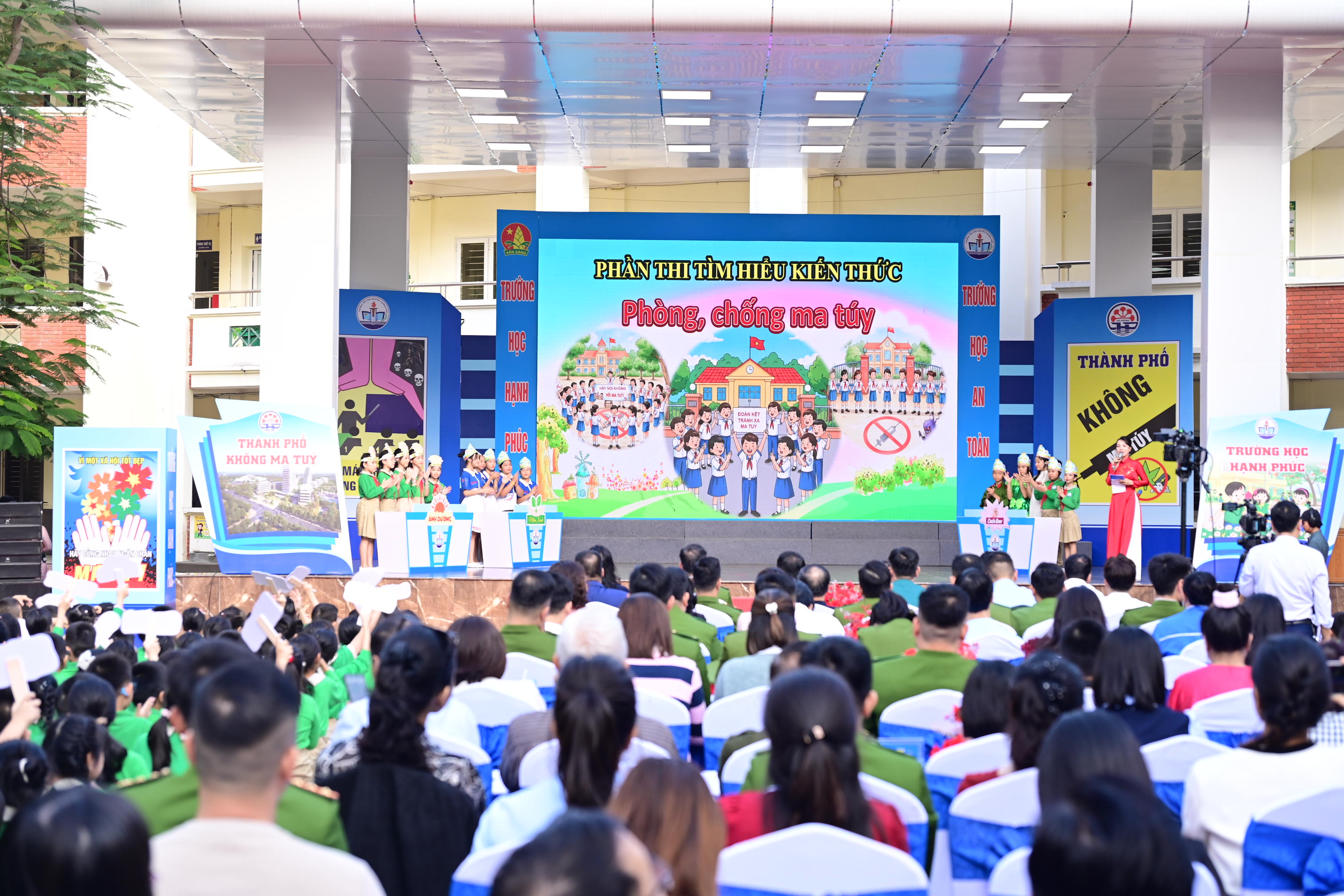 Trường tiểu học Nguyễn Thượng Hiền (phường Ngô Quyền) tổ chức chuyên đề đội cấp thành phố: 